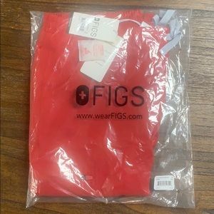 Fig Scrubs-Red Yola Regular Length